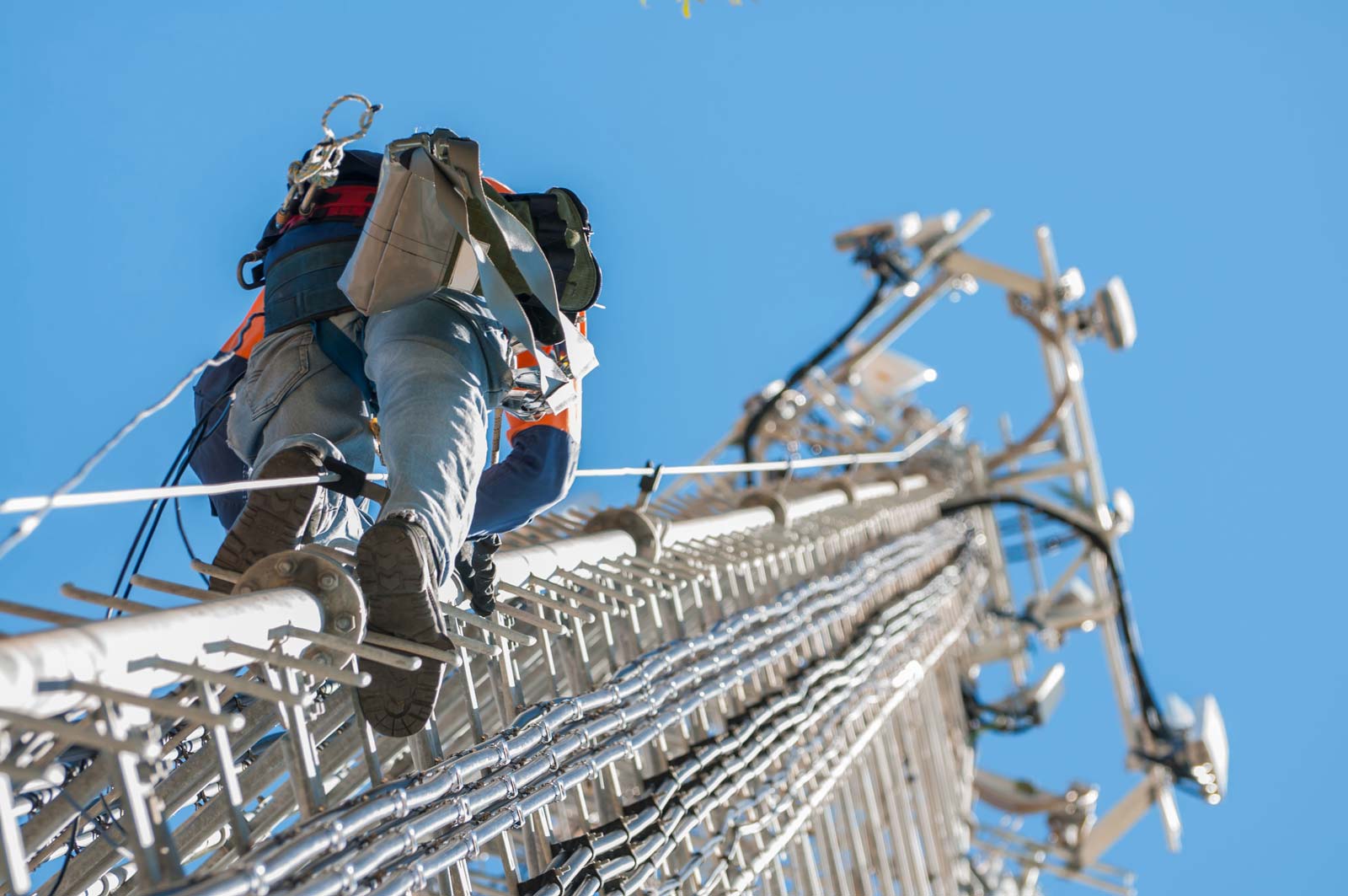 Climbing Phone Mast