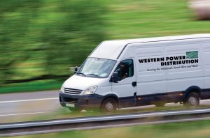 Western Power Distribution Van